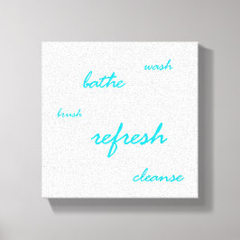 Zeit zum Aktualisieren Leinwanddruck