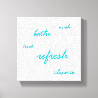 Zeit zum Aktualisieren Leinwanddruck