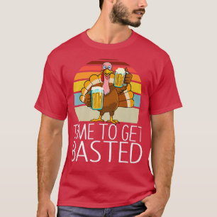 Zeit zum Anbraten Lustiger Bier-Erntedankfest-Trut T-Shirt