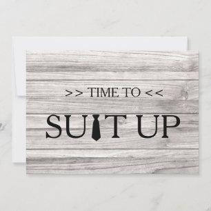 Zeit zum Anziehen Weißer Hintergrund Einladung