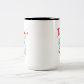 "Zeit zum Aufladen" Zweifarbige Tasse (Mittel)