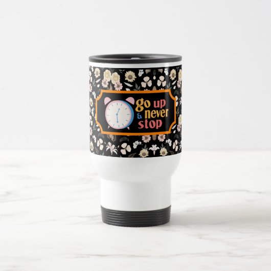 Zeit zum Aufsteigen Reisebecher (Mittel)