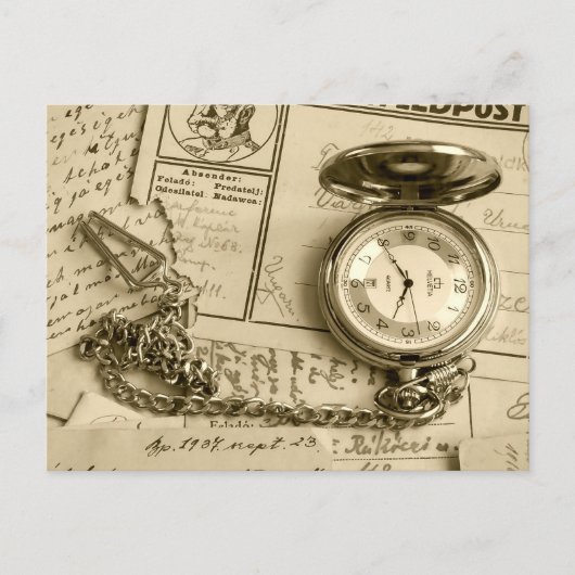 Zeit zum behalt in der Touch Postkarte (Vorderseite)