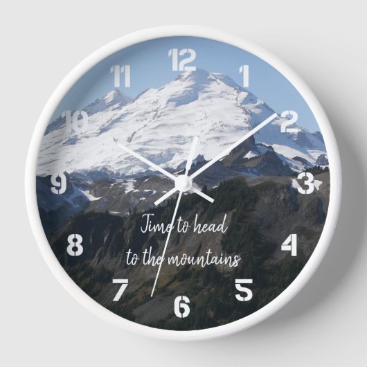 Zeit zum Berg Uhr (Vorderseite)