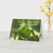 Zeit zum Blühen - Karte (Gelbe Blume)