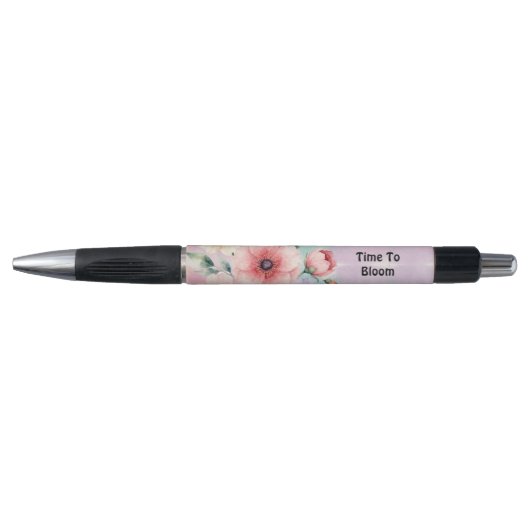 Zeit zum Blühen Tie Dye Florals Kugelschreiber (Vorderseite)