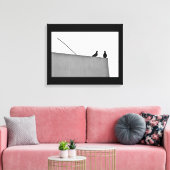 Zeit zum Chat Leinwanddruck (Insitu (Wohnzimmer))
