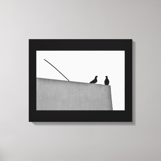 Zeit zum Chat Leinwanddruck (Vorderseite)