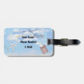 Zeit zum Entdecken des Akrylic-Gepäckanhängers Gepäckanhänger (Rückseite horizontal)