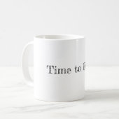 Zeit zum Entspannen bei 11 oz Cup Kaffeetasse (Vorderseite Links)
