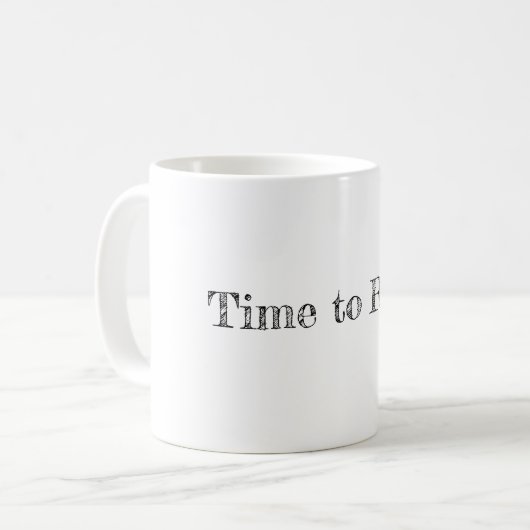 Zeit zum Entspannen bei 11 oz Cup Kaffeetasse (Vorderseite Links)