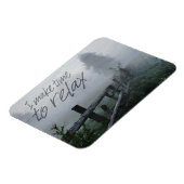 "Zeit zum Entspannen" Motivation Affirmation Flexi Magnet (Linke Seite)