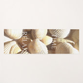 Zeit zum Entspannen oder Muscheln für Ihre Texte F Yogamatte (Vorderseite (Horizontal))