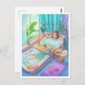 Zeit zum Entspannen Postkarte (Vorne/Hinten)