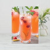 ZEIT ZUM "ERWACHSENEN PARTY" EINLADUNG (Stehend Vorderseite)