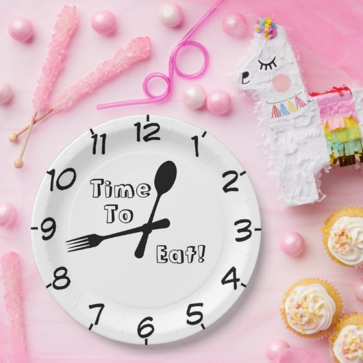 Zeit zum Essen Pappteller (Party)
