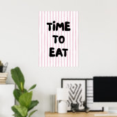 Zeit zum Essen Poster (Heimbüro)