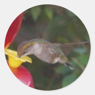 Zeit zum Essen Runder Aufkleber