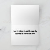 ZEIT ZUM FEIERN *50. GEBURTSTAG* WECK MIR!!! KARTE (Innenseite)