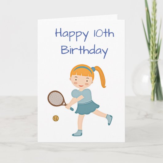 ZEIT ZUM FEIERN DER "10." BIRTHDAY Card Karte (Vorderseite)