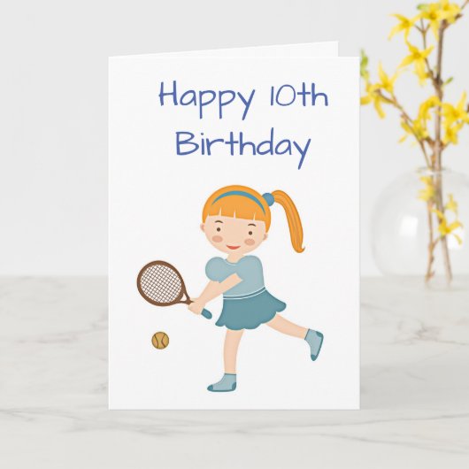 ZEIT ZUM FEIERN DER "10." BIRTHDAY Card Karte (Gelbe Blume)