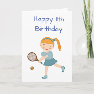ZEIT ZUM FEIERN DER "11." BIRTHDAY Card Karte