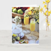 ZEIT ZUM FEIERN DER FAMILIE & FREUNDE "CHRISTMAS" KARTE (Gelbe Blume)