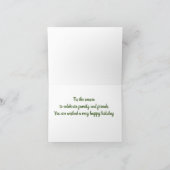 ZEIT ZUM FEIERN *FAMILIE UND FREUNDE* KARTE (Innenseite)