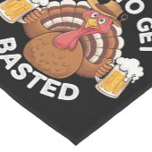 Zeit zum gebastelten lustigen Bierbrauer Erntedank Kurzer Tischläufer (Ecke)