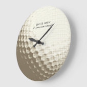 Zeit zum Golfspielen Große Wanduhr (Winkel)