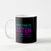 Zeit zum Hören - Suizidprävention Kaffeetasse (Links)