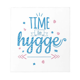 Zeit zum Hygge Notizblock