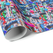 Zeit zum Kauf eines Scooters Geschenkpapier (Rolleneckpunkt)