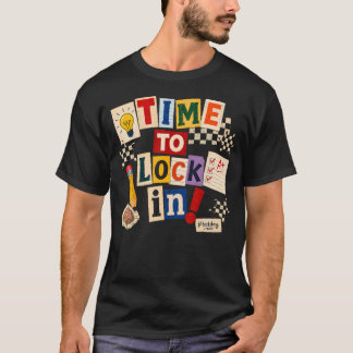 Zeit zum Konzentrieren, keine Stress Lehrer Testta T-Shirt