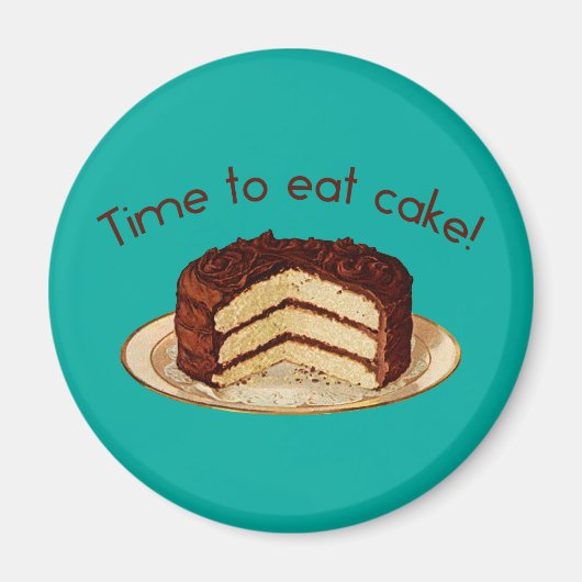 Zeit zum Kuchen Magnet (Vorne)