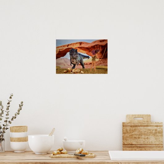 Zeit zum Laufen. Plakat (Küche)