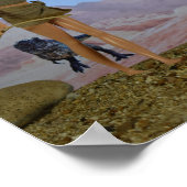 Zeit zum Laufen. Plakat (Ecke)