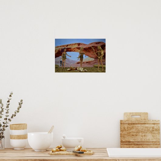 Zeit zum Laufen. Plakat (Küche)