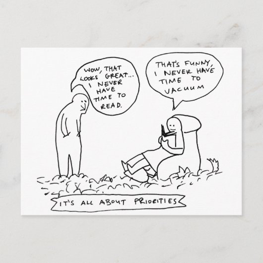 Zeit zum Lesen Postkarte (Vorderseite)