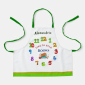 Zeit zum Lesen von Büchern, in denen Kinder indivi Schürze (Vorderseite)