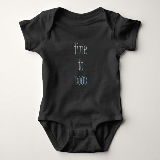 Zeit zum lustigen Kacken Baby Strampler