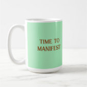 Zeit zum Manifest ! - egyptische Magie Kaffeetasse (Links)