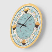 Zeit zum Munch meines Muffins (Uhr) Große Wanduhr (Winkel)