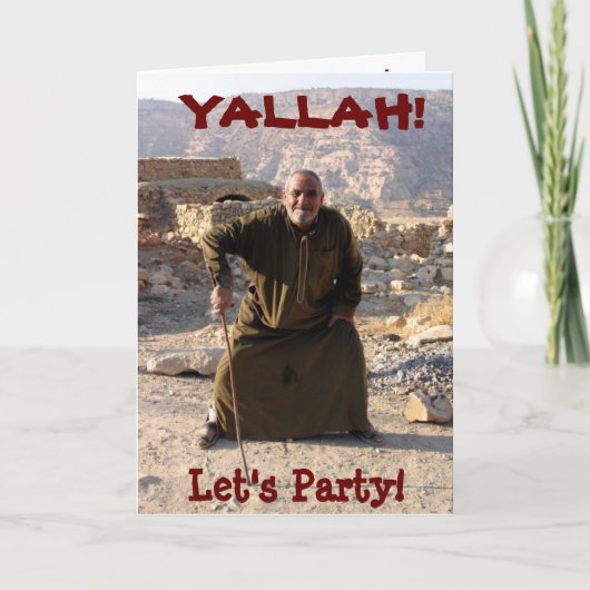 Zeit zum Party! Karte (Vorderseite)