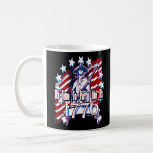 Zeit zum Party wie 1776 Kaffeetasse