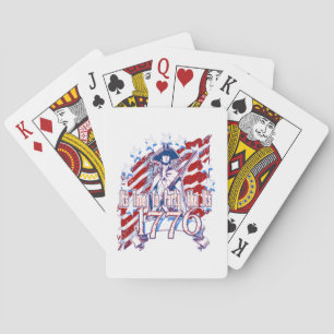Zeit zum Party wie 1776 Spielkarten