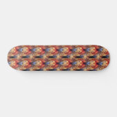 Zeit zum Party Wilder Löwen Skateboard (Horizontal)
