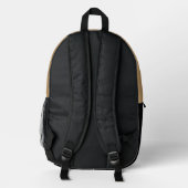 Zeit zum persönlichen Bowling Bedruckter Rucksack (Rückseite)