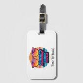 Zeit zum Reisen Sommerbesichtigungen Passhülle Gepäckanhänger (Vorderseite Vertikal)