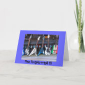 Zeit zum Rock'n'Roll Einladung (Vorderseite)